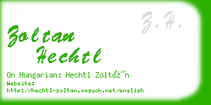 zoltan hechtl business card